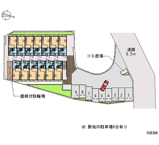 ★手数料０円★高槻市奈佐原元町 月極駐車場